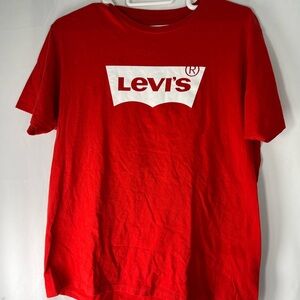Levi's Bold Red Short Sleeve Tee